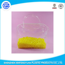 Venta al por mayor de PVC de impresión de apertura de cremallera bolsa de plástico